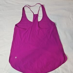 lululemon athletica Magenta Racerback Tank Top